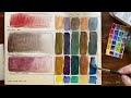 Volcano Supergranulation Watercolor Trio by Schminke | Swatch and Review | Amazing paint!