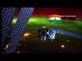 Tricolour of Indian Flag in the Space 15 August Independence Day