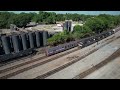 Some NS Combos, a Rail Train, Amtrak 19, a CSX Freight and a Crew Change