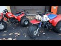 Honda's ATC 250SX - The mullet of the trike world!  Made from 1985-1987.  What are the differences?