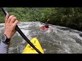 Whitewater Kayaking Middle Ocoee with rapid names.