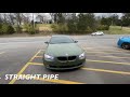 BMW 335i I6: STRAIGHT PIPES Vs VIBRANT BOTTLE RESONATORS!