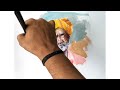 Easy Portrait Watercolor Painting Demo For Beginners