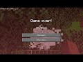 how to die in minecraft