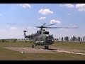 Landing of Mi-8 helicopter Посадка вертолёта Ми-8