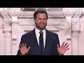 Vice President candidate Sen. J.D. Vance speaks at Republican National Convention