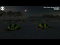 Timelapse of total solar eclipse in Antarctica