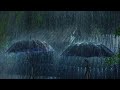 ⚡Night Rain Thunderstorm Sounds for Sleeping | Heavy Storm Rain & Powerful Thunder | White Noise