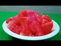 तरबूज की सलाद ऐसे बनाएं जिससे स्वाद और फायदे दुगने हो जाए 🤗||watermelon chtpti salad recipe|| Gokul