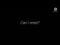 Can I reset? || Vent