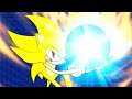 Super Sonic beats up a Sandbag for no reason (Sprite Animation)