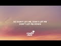 The Chainsmokers - Don't Let Me Down (Lyrics) ft. Daya