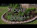 easy diy No Dig Border