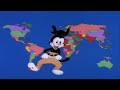 Yakko's World But Only Countries I Have Lived In