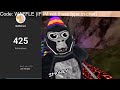 gorilla tag live CODE WAFFLE
