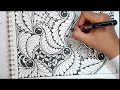 Zentangle Patterns For Beginners | Zentangle Art | Doodle Pattern