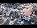 Earthquake destroys road connecting Turkey and Syria, drone video shows