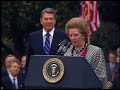 President Reagan's Remarks Welcoming British Prime Minister Thatcher on November 16, 1988