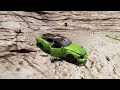 Spike Strip High Speed Crashes #74 – BeamNG Drive | CrashBoomPunk