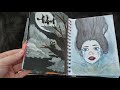 A flip through my completed sketchbook