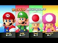 Mario Party 10 - Mario vs Luigi vs Toad vs Toadette - Haunted Trail