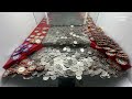 Massive poker chip wall! $10,000,000 buy in high limit coin pusher