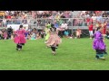 Teen Girls Smoke Dance Salamanca Powwow 2017 Second Round