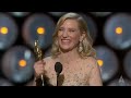 Cate Blanchett winning Best Actress for 
