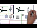 Complete Electrical House Wiring / Single Phase Full House Wiring Diagram /- Part 1