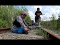 30 mile RAIL BIKE Adventure on Abandoned Railways