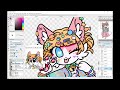 ARTFIGHT Team Cyber Attack on Decora Cat | SPEEDPAINT