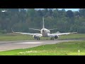 Embraer Lineage 1000 A6-HHS Take-Off at Bern
