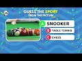 Guess the Sport from the Picture 🏅 || 30 Sport Quiz 🏆