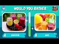 Would You Rather? Drinks Edition 🧃🥤 Hardest Choices Ever | Food Challenge