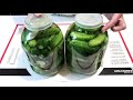 САМЫЙ ПРОСТОЙ способ засолки огурцов на зиму. КВАШЕНЫЕ ОГУРЦЫ /Salted cucumbers