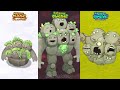 ALL Dawn of Fire Vs My Singing Monsters Vs The Lost Landscapes Redesign Comparisons ~ MSM