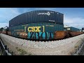 CSX Stack Train and L&N Passenger Depot - 360° Video