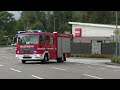 [Ankommende FFler | Spänebunker brennt!] Einsatzfahrten FF Neumünster Wittorf + Gadeland