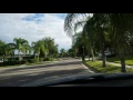 Driving around the neighborhood