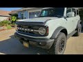 Ford Bronco Hood Armor Bug Rock Deflector Guard - Install and Review