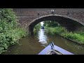 217. Slow TV; rainy and sunny canal cruising on my narrowboat from Lichfield to Fradley