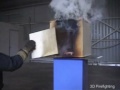 Small scale fire simulator - the 