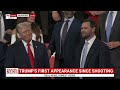 Tears flow as Donald Trump receives a hero's welcome at the Republican National Convention