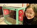 Dad & Daughter Build:  Briar's 1st gaming PC. Featuring the DIYPC ARGB-Q3.v2 case.