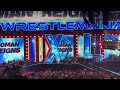 Roman Reigns Full Entrance Live WWE Wrestlemania 40 2024 Night 2 Tribal Chief Bloodline Rules 🩸