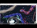 video of me playing slither io while the song 