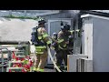 WORKING SHED FIRE Point Pleasant Beach, New Jersey 8/26/21