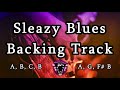 Sleazy Blues Backing Track E