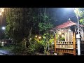 6 Hours of Rain Sounds Without Thunder for Sleeping & Relaxation | Rain in Indonesian Neighborhood.