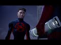 Miles Fights Peter With The Across The Spider Verse Suit And Amazing 2 Suit - Marvel's Spider-Man 2